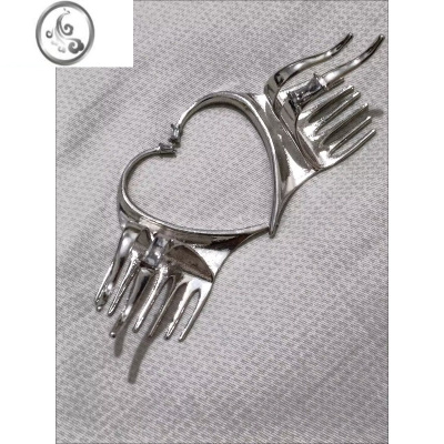 JiMi精灵撩发耳挂耳夹怪抓耳后耳饰ins小众设计气质耳环女2023年新品