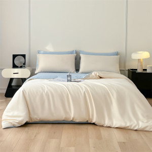 娇好韵 高端冰丝四件套-简爱冰川 200*230cm