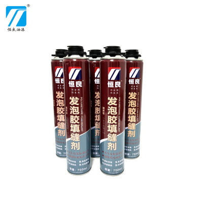 恒良牌发泡胶 泡沫胶 填缝剂750ml 850g(门窗墙缝专用)