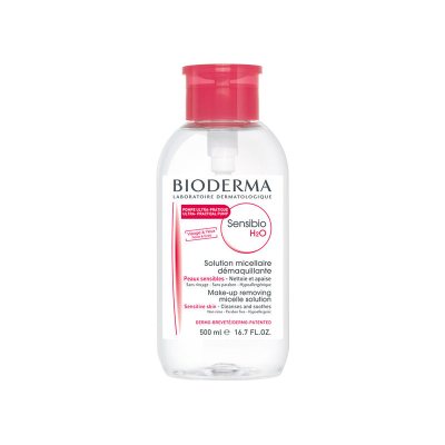 (清仓特价，效期至22年1月）BIODERMA贝德玛粉水按压式500毫升舒妍温和保湿卸妆水500ml