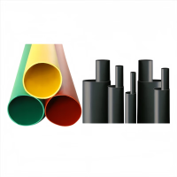 沃尔 woer 热缩管10KV高压绝缘阻燃铜排母线连续套管 Φ15mm 红色不印字(25米/卷)