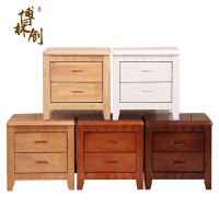 博林创 实木床头柜 01#款 橡木款 /个