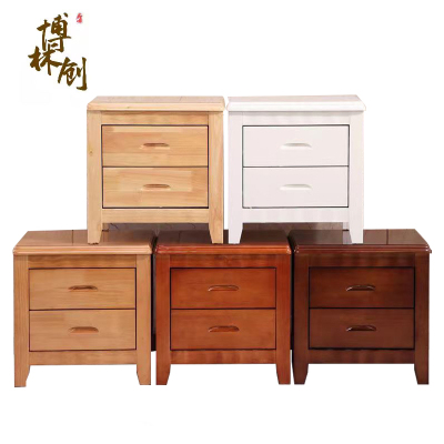 博林创 实木床头柜 01#款 橡木款 /个
