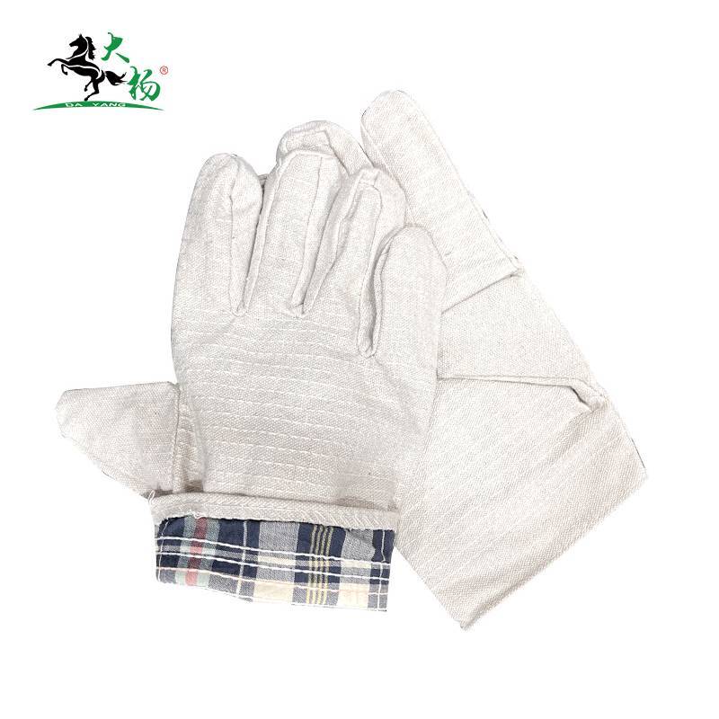 大杨32道线帆布手套 劳保手套 912 /双
