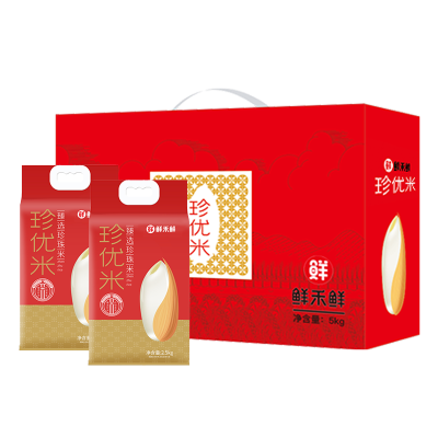 鲜禾鲜 珍优米礼盒5kg