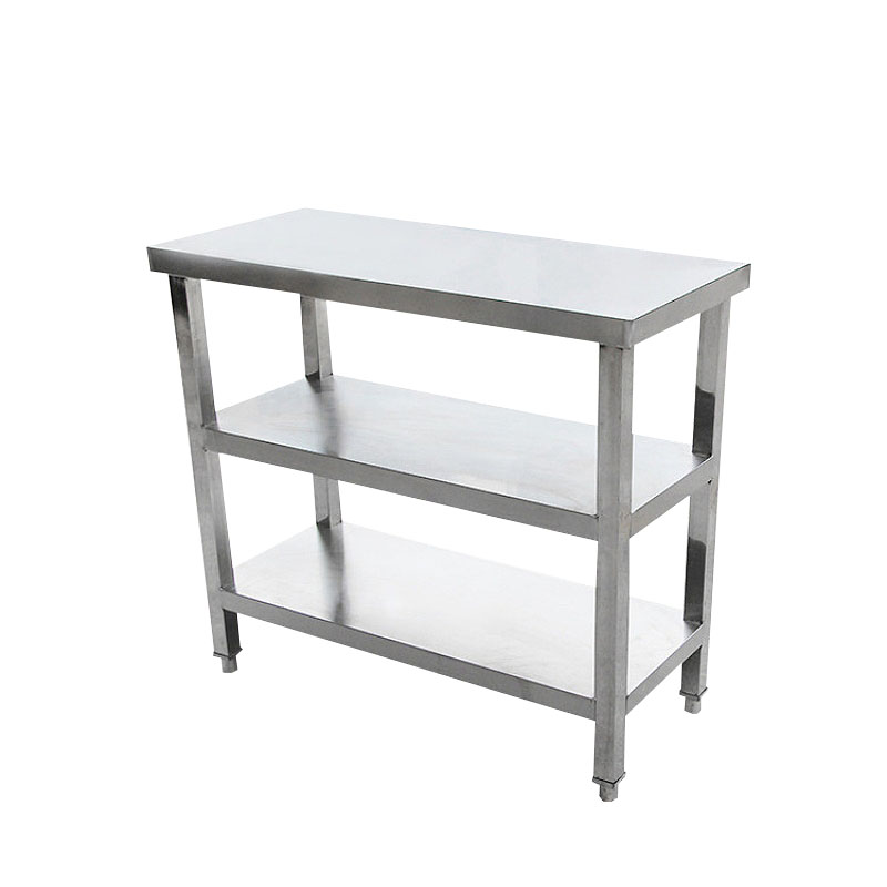 戴劲打荷台不锈钢工作台置物架厨房操作台 三层1500*600*800mm