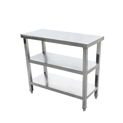 戴劲打荷台不锈钢工作台置物架厨房操作台 三层1500*600*800mm