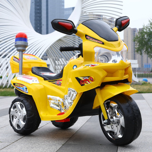 小嘎子电动童车5188儿童电动摩托车2-8岁男女学生电玩具车电瓶车双驱越野摩托车警察车