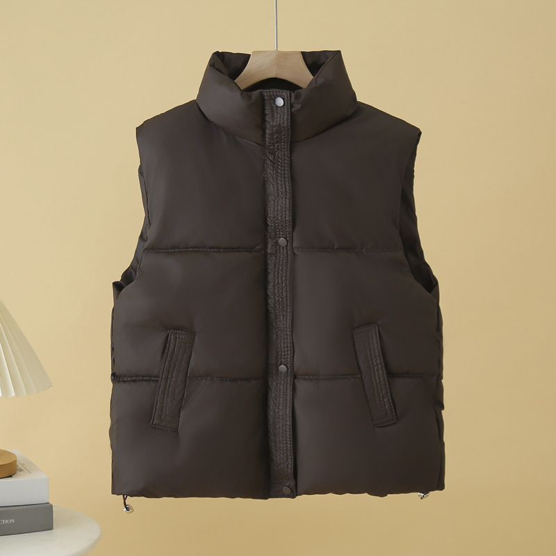 妈妈装马甲棉衣中老年女装马夹外套40岁年轻中年女士休闲冬装衣服