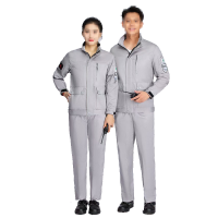 天富星 纯棉防静电阻燃定制劳保工作服 长袖 套