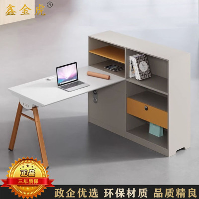 鑫金虎 国标加厚E0级现代职员桌办公桌屏风工位桌 单人位 1500*1200*1100mm