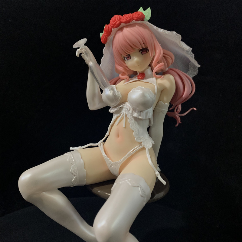 美少女系列 skytube 婚纱女 花嫁 1/6 神野雫 可换脸 盒装手