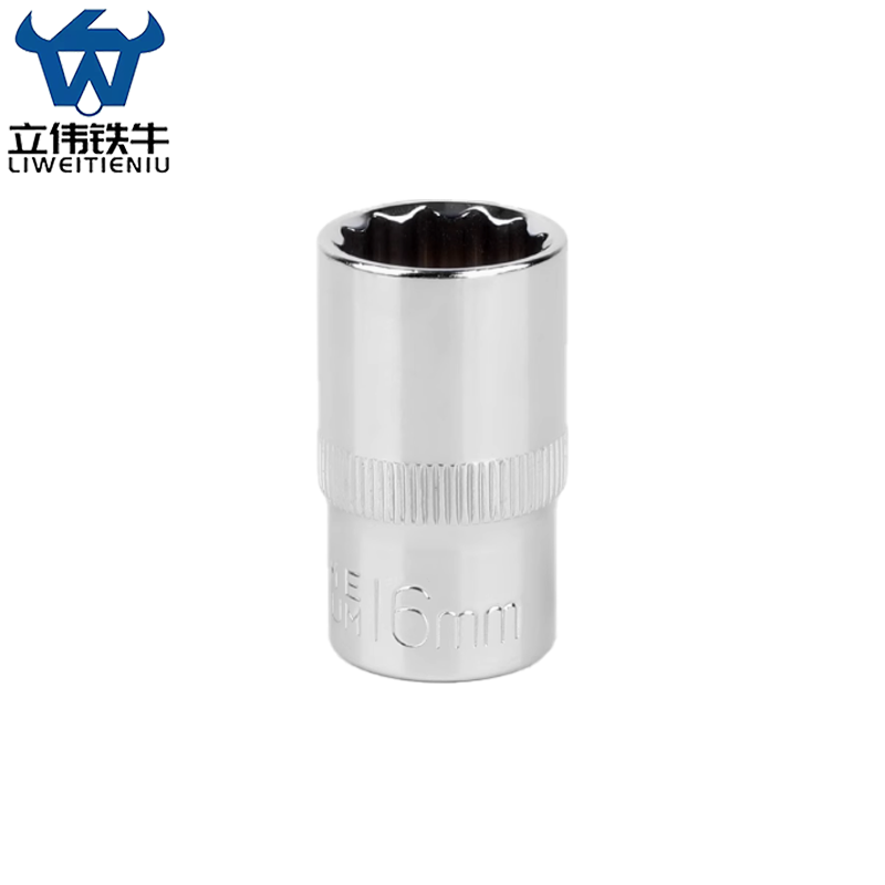 立伟铁牛1/2短梅花套简16mm/个