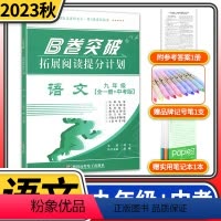 语文 九年级/初中三年级 [正版]B卷突破拓展阅读提分计划语文九年级全一册 2023中考语文现代文课外阅读初中初三9年级
