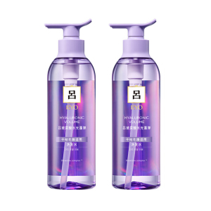 吕/Ryo 玻尿酸吕洗发水 吕玻尿酸水光蓬弹洗发水400ml*2瓶装 水润蓬松柔顺