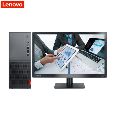 联想(Lenovo)扬天M6610D商用台式电脑19.5英寸屏（IntelI594004GB1TB+128GB固态无光驱W10H）商用办公企业采购性价比机