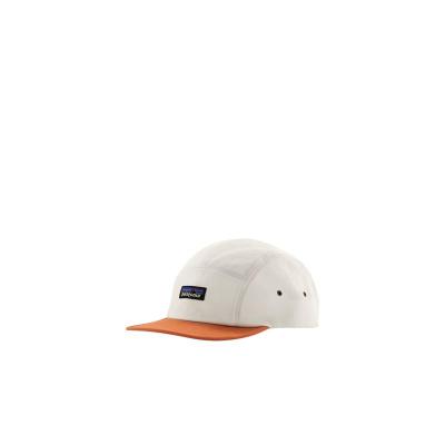  PATAGONIA经典五片式中帽冠棒球帽有机棉拼接再生渔网帽檐男女同 裸色