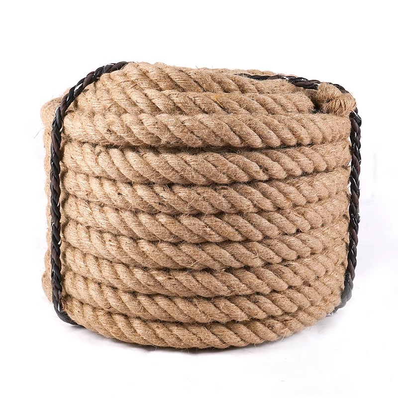 吉迎尚品 黄麻绳拔河绳粗绳子 多规格 米