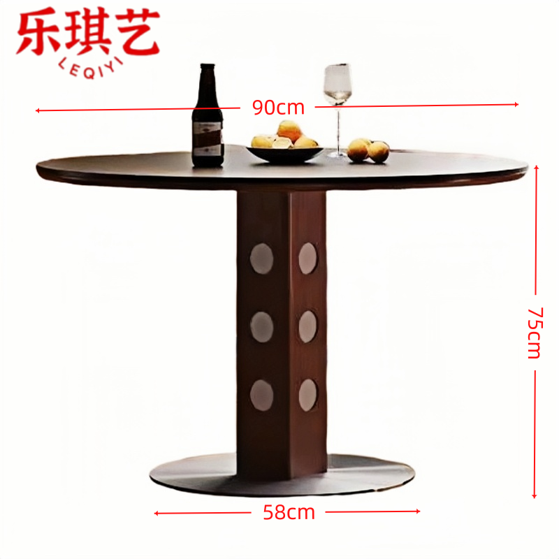 乐琪艺 圆桌90*90*75cm张