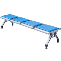 戴劲 无靠背排椅候诊椅加厚机场银行车站医院等候椅大厅连椅四人位带垫