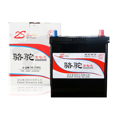 骆驼 蓄电池12V36Ah 6-QW-36 只