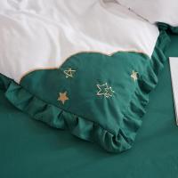 家柏饰(CORATED)款磨毛四件套床品套件床单床裙被套小清新宿舍三件套床上用品