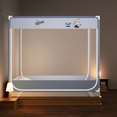 源头工厂可定制新款母婴级三开家用卧室婴儿童防摔蚊帐