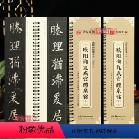 [正版]学海轩共2本欧阳询九成宫醴泉铭上下全文近距离临摹字卡书法示范李褀本姚孟起临本活页卡放大版楷书毛笔字帖初学者临摹