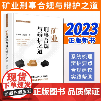 矿业刑事合规与辩护之道 梁雅丽 刘嘉梁著 雅丽刑辩系列丛书 法律出版社