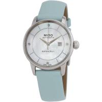 女款自动机械表五色可换皮带四颗钻石点缀优雅魅力