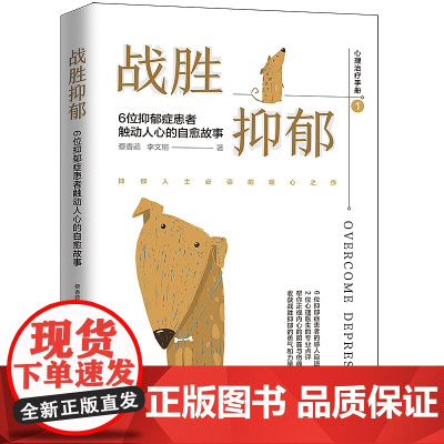 正版 心理治疗手册1 战胜抑郁:6位抑郁症患者触动人心的自愈故事 蔡香 李文瑄 中国法制出版社