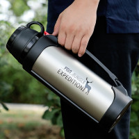 富光大容量316食品级保温水壶2L旅行保温水杯子男车载不锈钢瓶3L