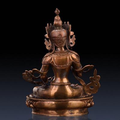 美帮汇金刚萨埵佛像 紫铜藏传密宗金刚萨垛金刚手菩萨摆件供奉