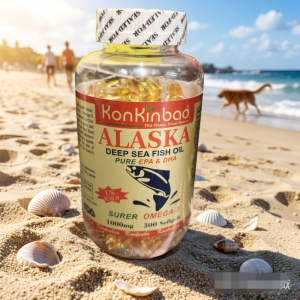 美国进口ALASKA深海鱼油软胶囊300粒