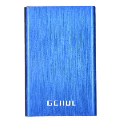杰储(GCHUL) T1000 2T USB3.0 2.5英寸 磨砂蓝色 移动存储硬盘 (计价单位:个) 磨砂蓝色