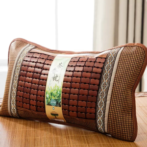 美帮汇夏凉枕头彩藤茶香枕头茶叶夏天枕头套藤枕头夏季成人凉枕 彩藤立体茶枕 默认尺寸