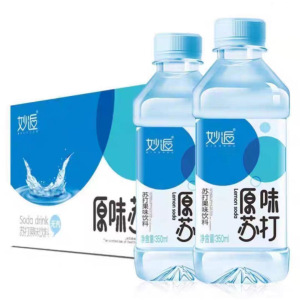 妙逅 苏打水 原味苏打水0糖0脂0卡 350毫升×24瓶 箱