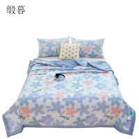 缎暮 夏季A类生态有机纤维夏凉被空调被 多色可选 180*220CM 条