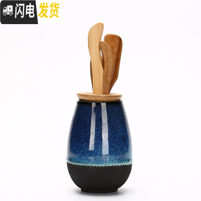 三维工匠建盏功夫茶具套装家用小套泡茶简约钧窑陶瓷盖碗茶壶茶杯整套 JD-天目-茶道六君子