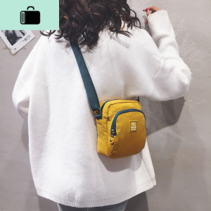 新款牛津布单肩女包时尚斜挎包女布包休闲尼龙布小包包轻便零钱包NEW LAKE女士单肩包