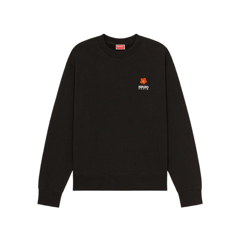 高田贤三(Kenzo)运动潮流男款棉质圆领长袖徽标套头卫衣