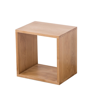 日式白橡木格子柜置物架书柜自由组合储物柜实木简约现代书架方格柜子