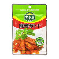 吉香居麻辣香辣萝卜干大头菜榨菜下饭菜咸菜开味小菜四川泡菜52g*8袋