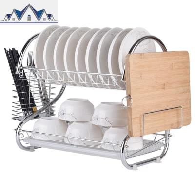 厨房碗碟架置物架淋控水放装碗筷收纳盒箱晾盘子家用洗碗池沥水架 三维工匠