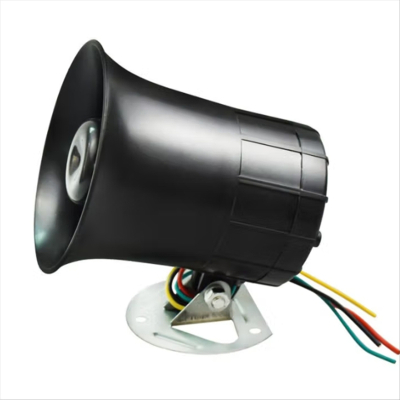 汽车货车12V24V通用倒车喇叭左右转向超响防水真人喊话语音喇叭 大号只报倒车[12-24v通用]两线