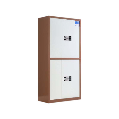 正斌保密柜财务档案柜文件柜办公室资料储物柜保险柜电子密码国保锁通双节咖框白门-国保密码锁