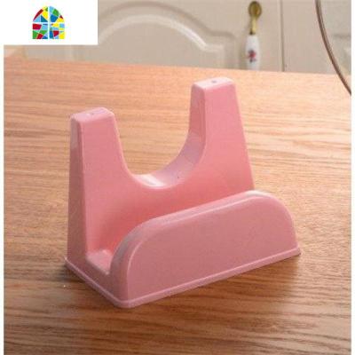 两个装锅盖架坐式放锅盖架子厨房置物架免打孔菜板架砧板架多功能 FENGHOU 一个装锅盖架红色