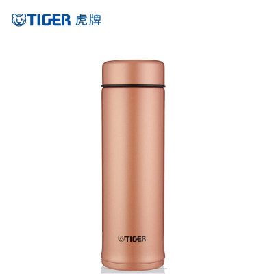 虎牌（tiger）304不锈钢水杯-商务杯子男女便携保温杯标准型真空保MMP-A30C300ml炫粉金NV