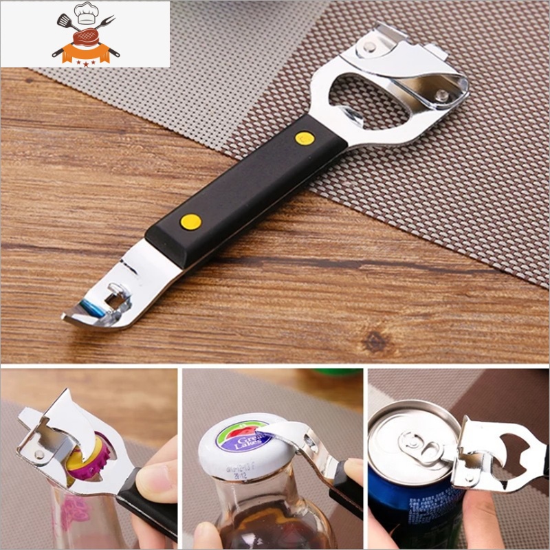 椰浆黑白淡奶起启子器加厚创意罐头刀开啤酒瓶起子 敬平 多功能开罐器