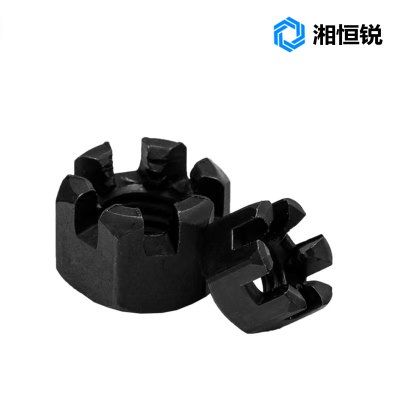 湘恒锐 1型六角开槽螺母-(GB6178) M20mm 8 钢 个